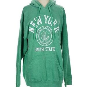 New York Graphic Green Hoodie